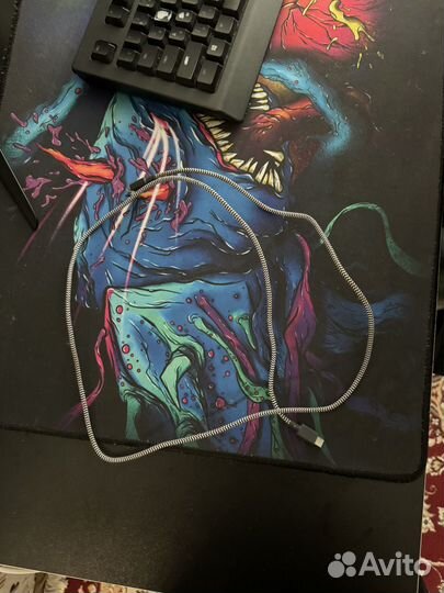 Кабель Native Union Belt Lightning/USB-C, зебра