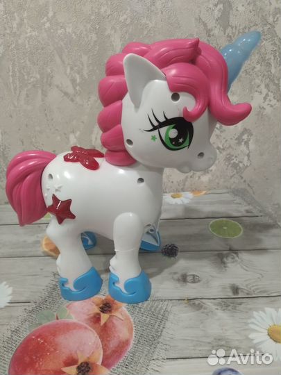 Лошадка единорог игрушка интерактивная