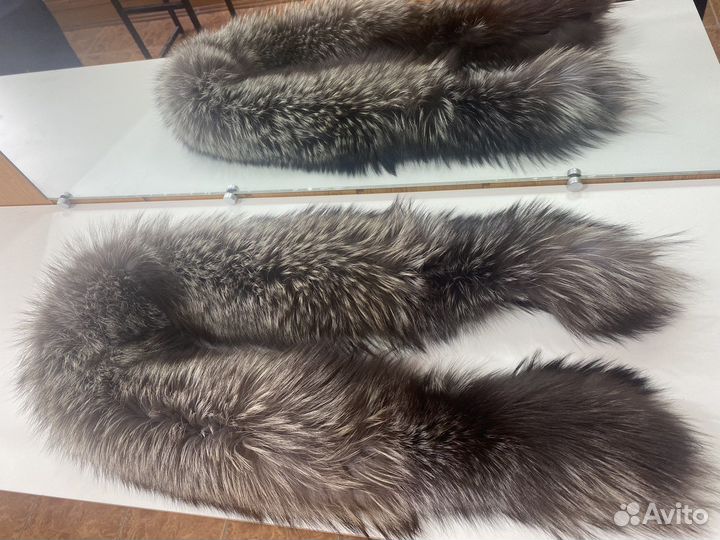 Воротник из чернобурки