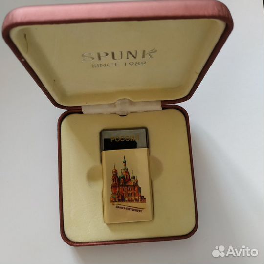 Зажигалка с логотипом, в футляре