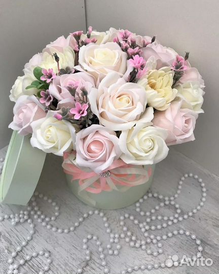 Мыльный букет из роз