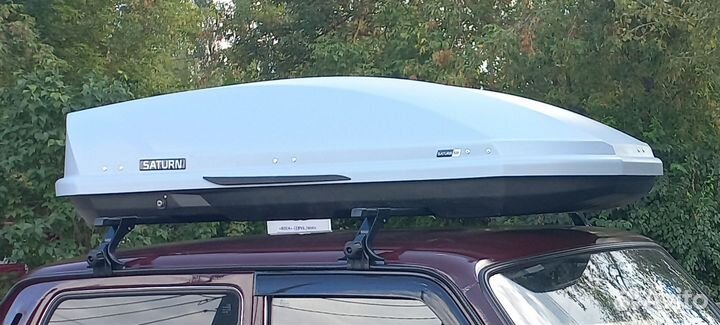 Автобокс на крышу 520л серый