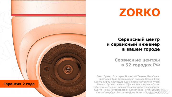 Видеонаблюдение комплект IP 2 камеры (Новый)