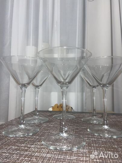 Бокалы для мартини 6 шт