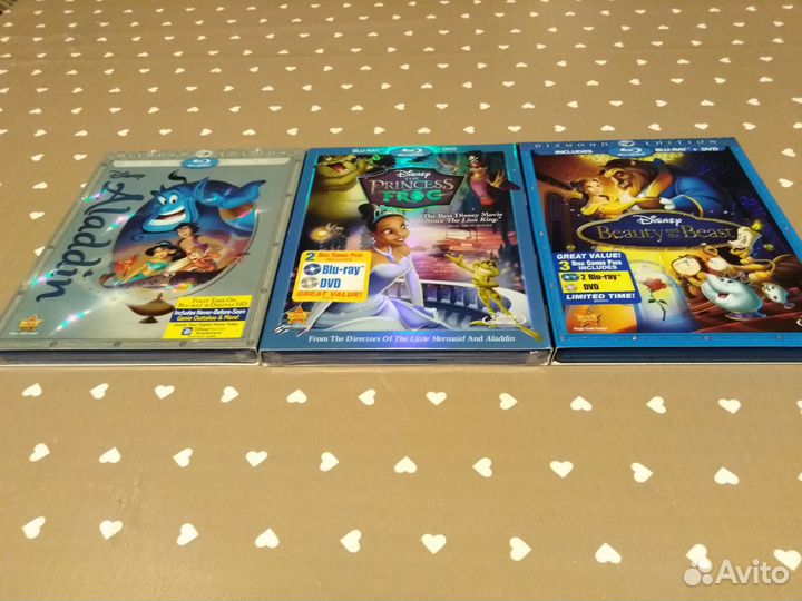 Blu-ray мультфильмы фирменные новые