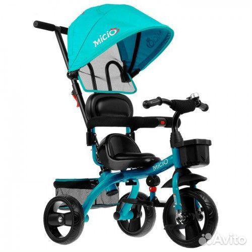 Трехколесный велосипед с родительской ручкой новый