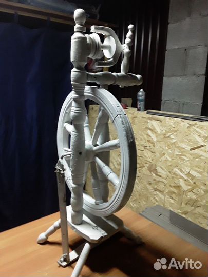 Прялка деревянная старинная