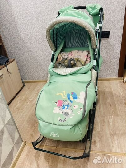 Коляска санки