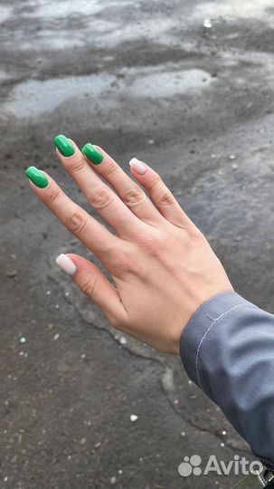 Маникюр с укреплением и покрытием