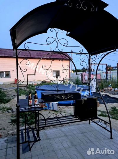 Мангал в стиле лофт