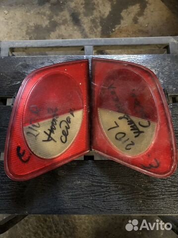 Фонари задние внутренние w210