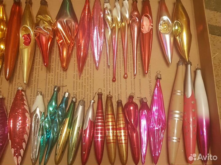 Елочная игрушка Сосулька