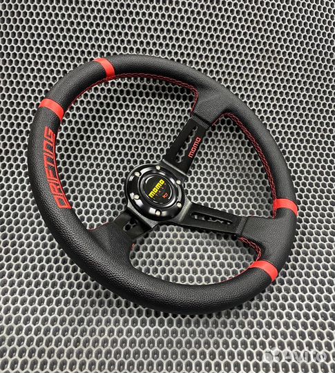 Спортивный руль momo Красный вылет Drifting
