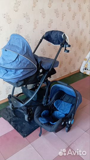 Прогулочная коляска 3 в 1 бу