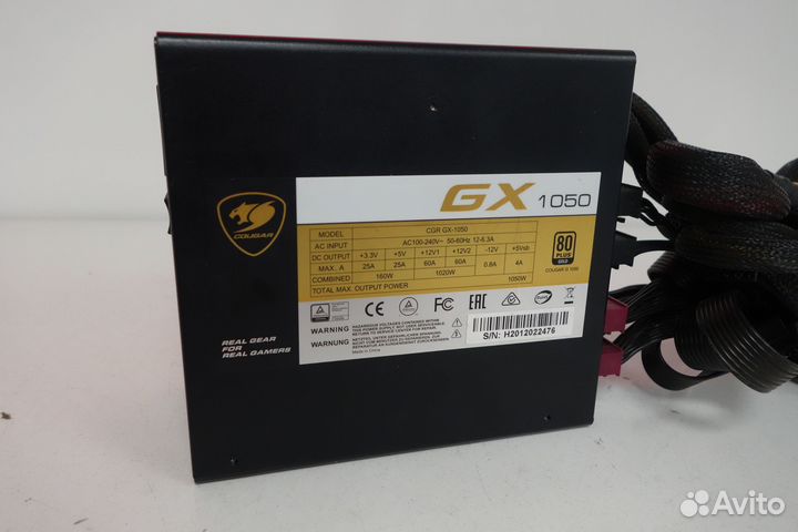 Блок питания cougar CGR GX-1050Вт