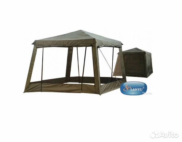 Шатер 1628D сетка и стены + юбка 320x320x245 см