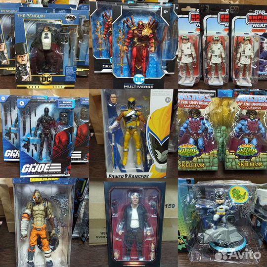 Фигурки Penguin, Azrael, Soldier (Hoth), Snake Eye