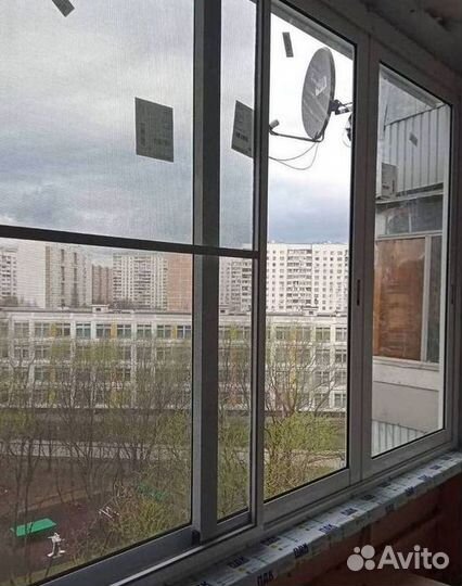 Остекление окон и балконов пвх