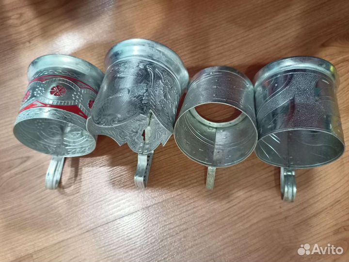 Алюминевые подстаканники СССР