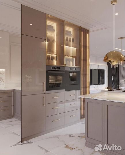 Дизайнерская кухня на заказ