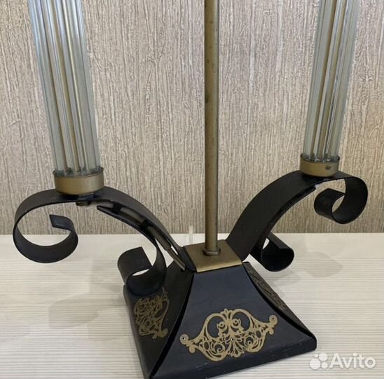 Настольная лампа светильник канделябр дуэт СССР