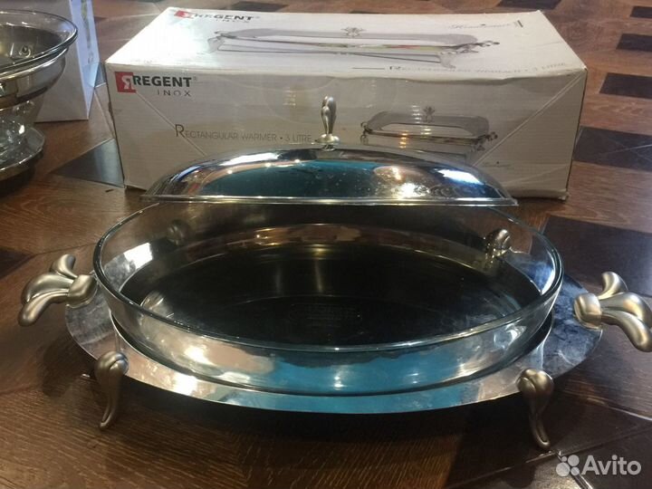 Посуда из жаропрочного стекла и нержав стали