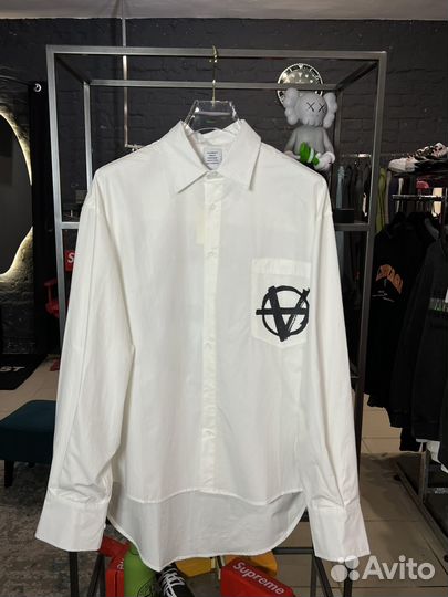Рубашка vetements oversize шоурум