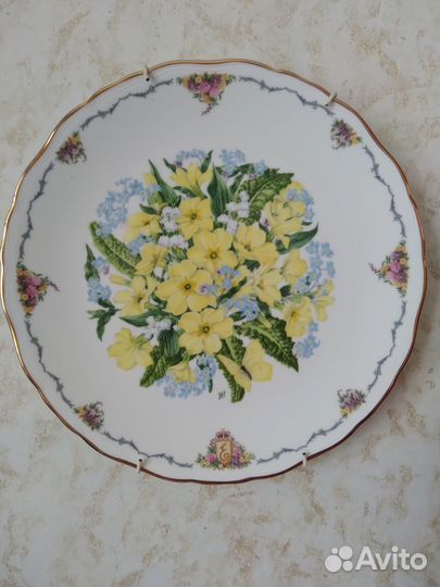 Тарелка настенная Royal Albert, фарфор, Англия