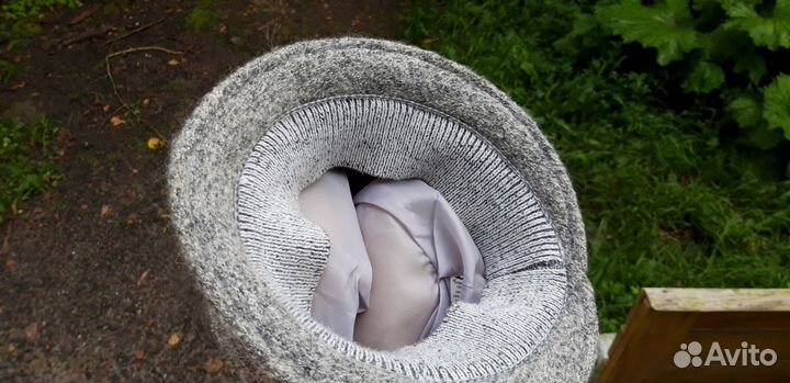 Шляпка шерстяная женская р57