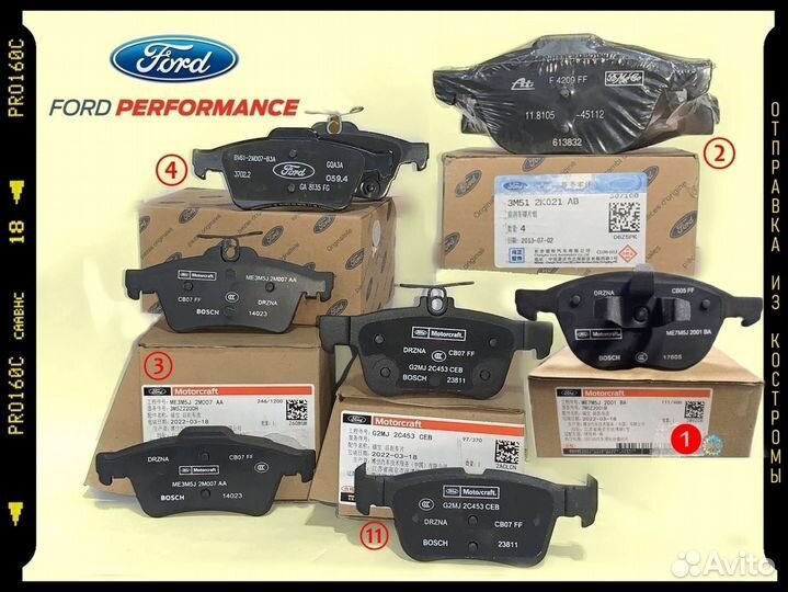 Тормозные колодки передние