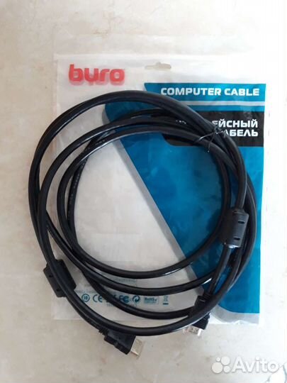 Кабель hdmi 3 метра, переходник USB