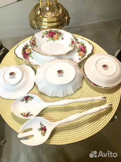 Royal Albert костяной фарфор сервировка