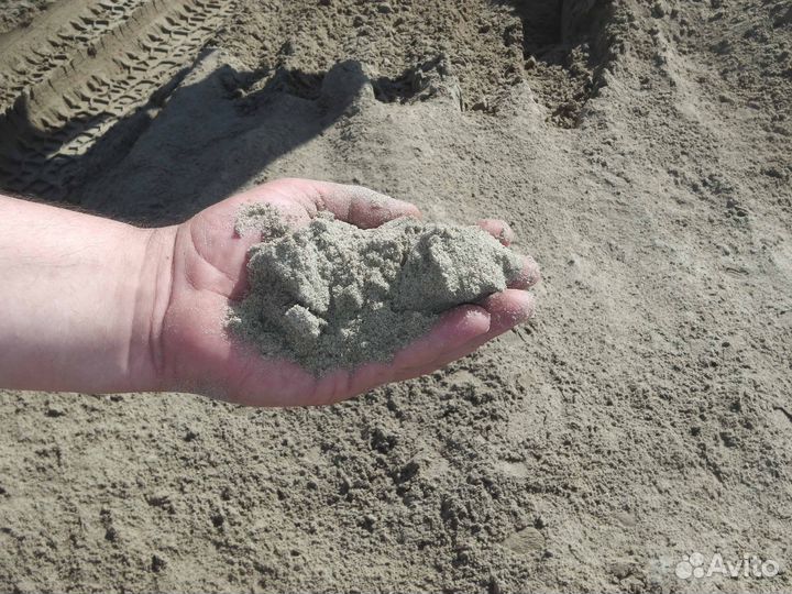 Песок мытый и песок с карьера напрямую