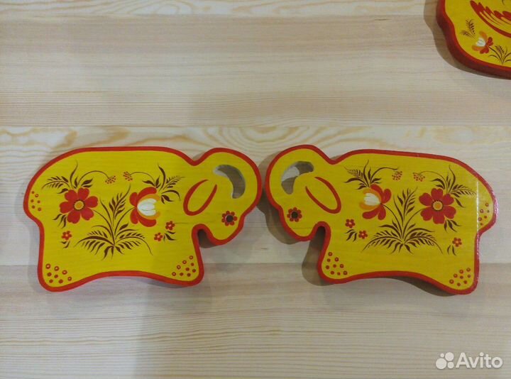 Набор разделочные доски с росписью