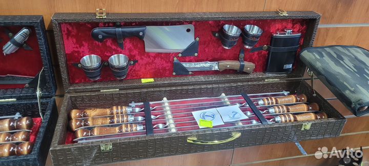 Шампуры деревяными ручками