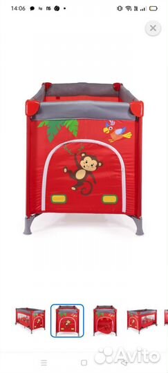 Детская кровать манеж с матрасом