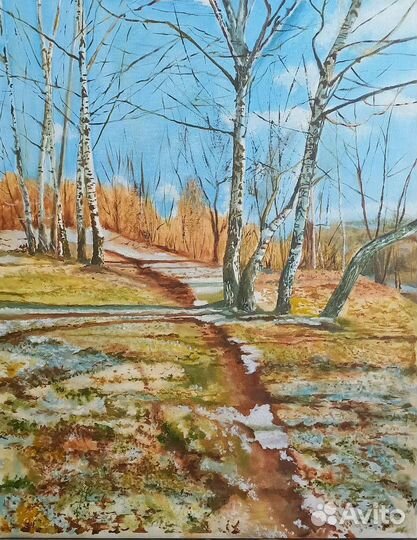 Картина маслом на холсте пейзаж