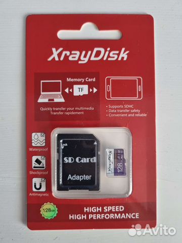 Карта памяти MicroSD 128gb