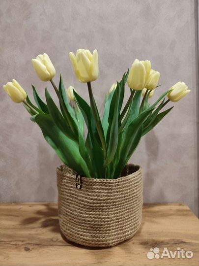 Корзинка из джута