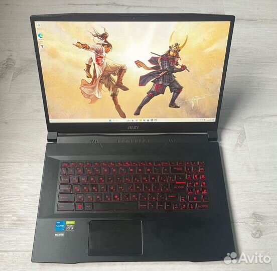 MSI 2023г. 17.3 i5-12450H/16GB/512SSD/RTX 3050 4GB