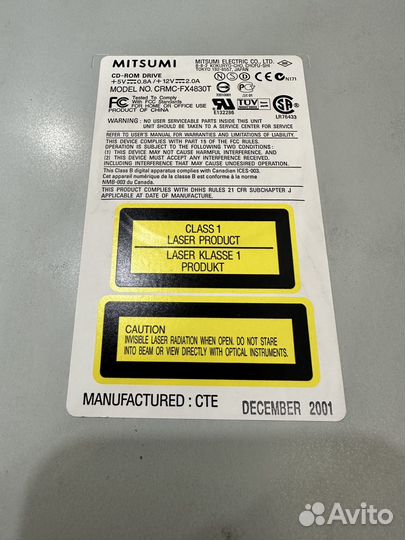 Cd-rom привод Mitsumi Crmc-FX4830T