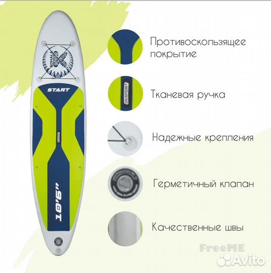 SUP доска надувная двухслойная Sup board Коала сап