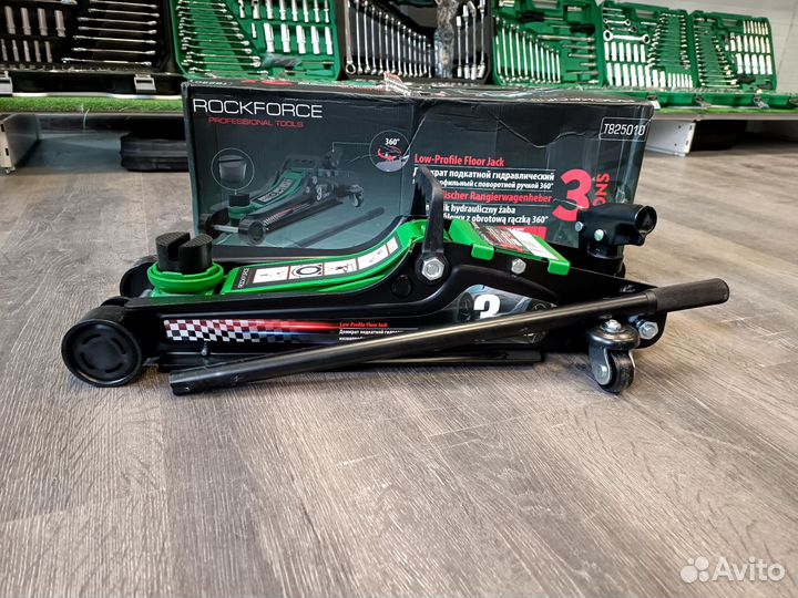 Домкрат низкопрофильный 3 тонны 85-380мм