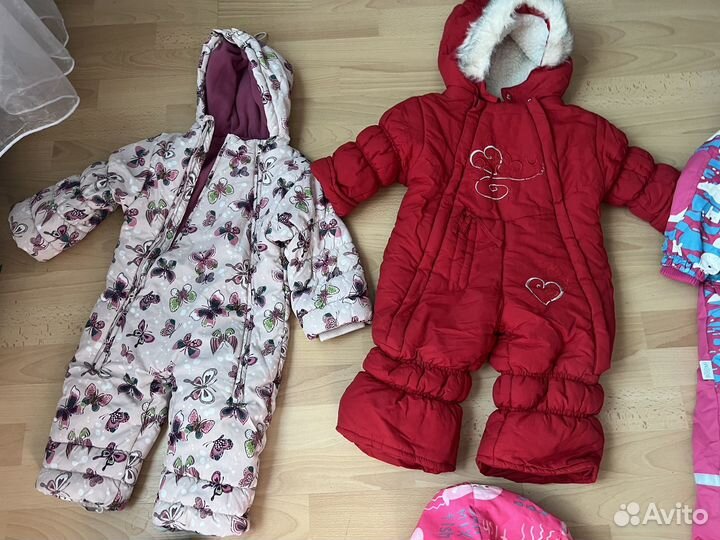 Комбинезоны теплые, куртки