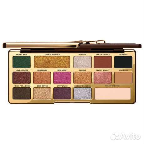 Палитра теней too faced - chocolate