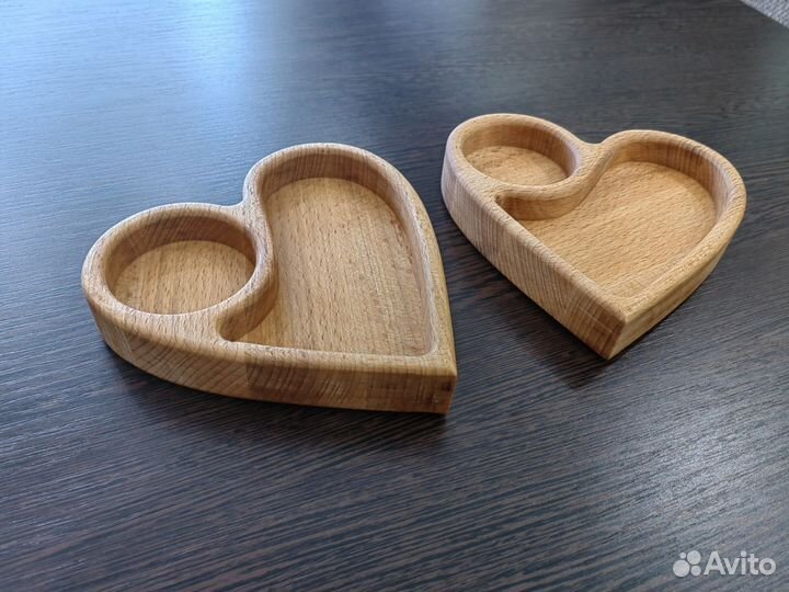 Менажница из дерева+соусник