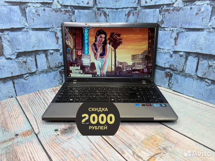 Игровой ноутбук intel core i7/SSD/8Gb/2видеокарты