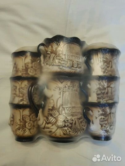 Сервиз с большими кружками СССР, в упаковке