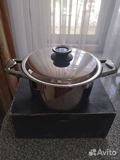 Кастрюля Цептер новая 5,3 литра