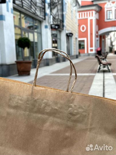 Крафтовые пакеты с ручками 42 на 35 на 15